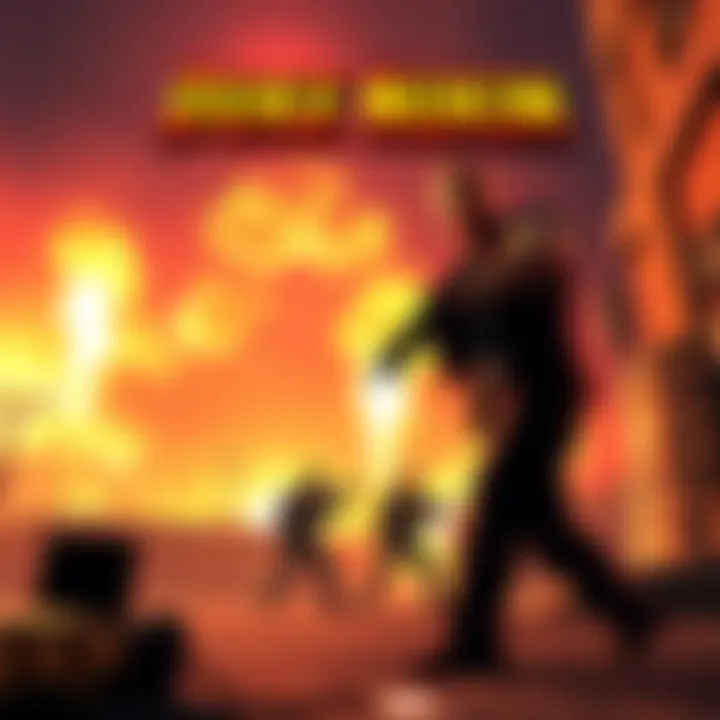 Screenshot of the unreleased Duke Nukem game build showing characters and environments from the PS2 era