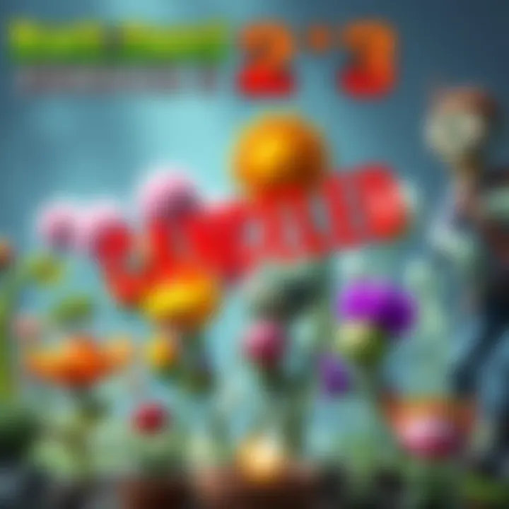3D artist's sketch of characters from Plants vs. Zombies 3, showcasing vibrant plants and zombies, symbolizing the game's cancellation.