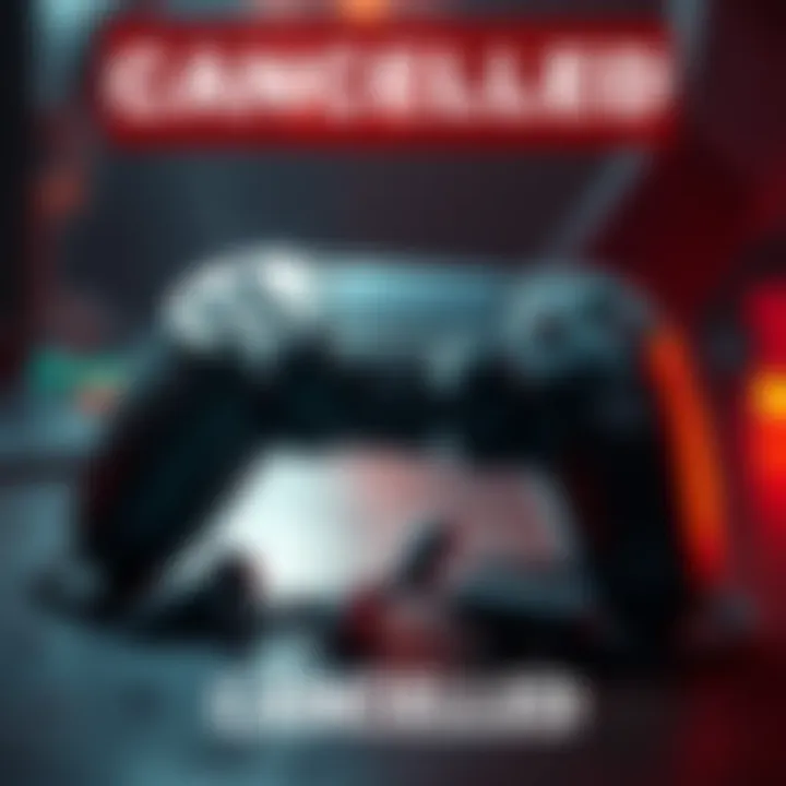 Image symbolizing the cancellation of Project: Eden's Garden with a broken game controller and Unity logo