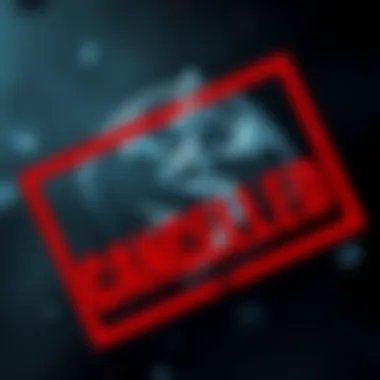 A dramatic image showing the official logo of Dragon Age: The Veilguard with a red 'Cancelled' stamp over it, symbolizing disappointment among fans.