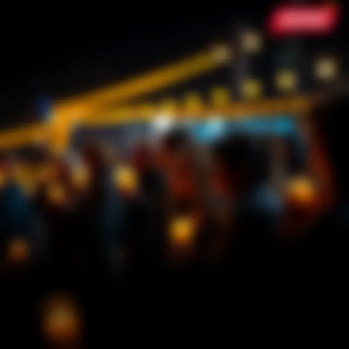 Candlelight Vigil A group of people holding candles at a vigil in memory of a loved one, reflecting somber emotions.