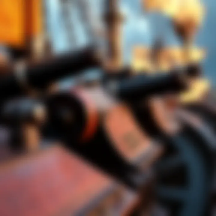 A visual representation of various cannon sizes mounted on different ship types, showcasing small, medium, and large cannons.