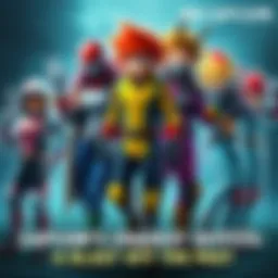 Capcom character outfits Various Capcom characters in their wild and colorful outfits from classic games