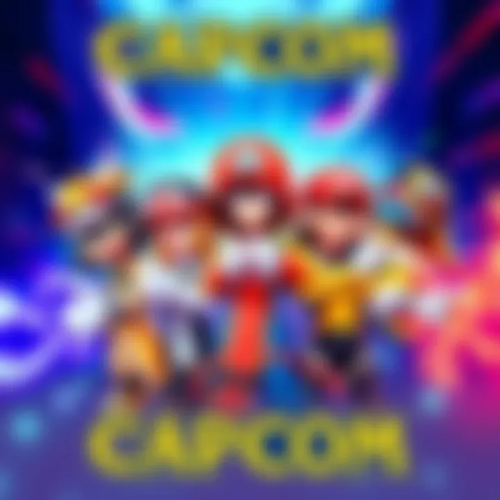 Colorful artwork showing fan-favorite Capcom characters together, celebrating their potential return in 2026.