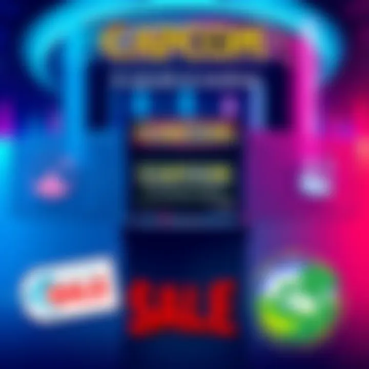 Graphic showing Capcom Arcade Stadium and Fighting Collection with discount tags and environmental icons for ocean and rainforest support