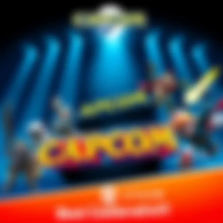 Promotional graphic showing popular Capcom games on sale during the Steam event