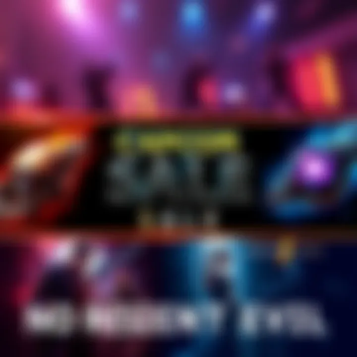 Banner showcasing Capcom's Steam sale, highlighting various game titles but no Resident Evil discounts