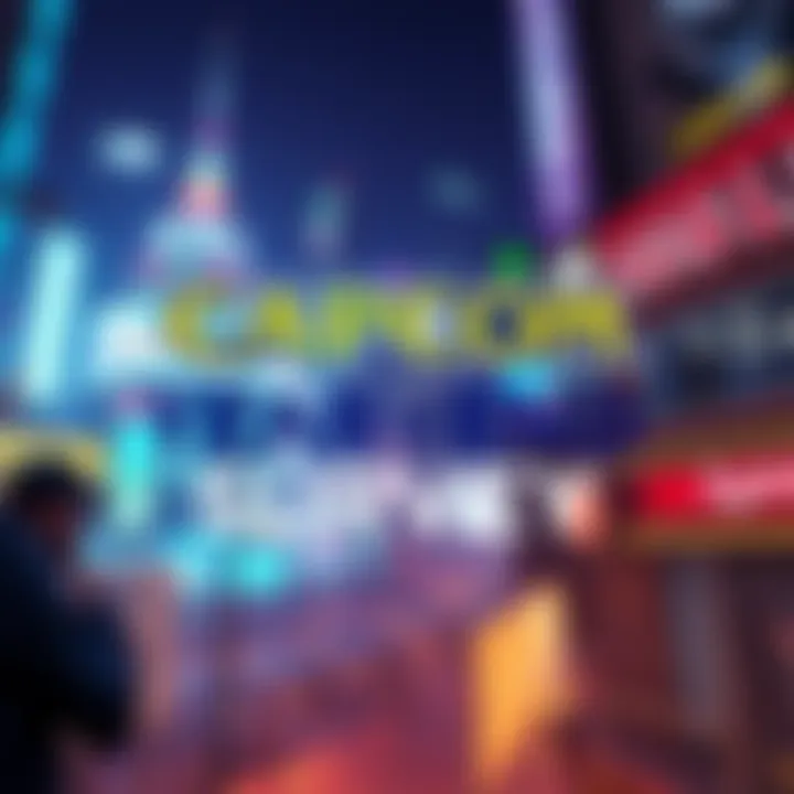Capcom logo with text inviting fans to participate in a Year-End Survey for game feedback