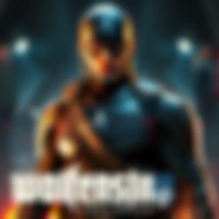 A character resembling a super soldier in Wolfenstein with elements hinting at Captain America