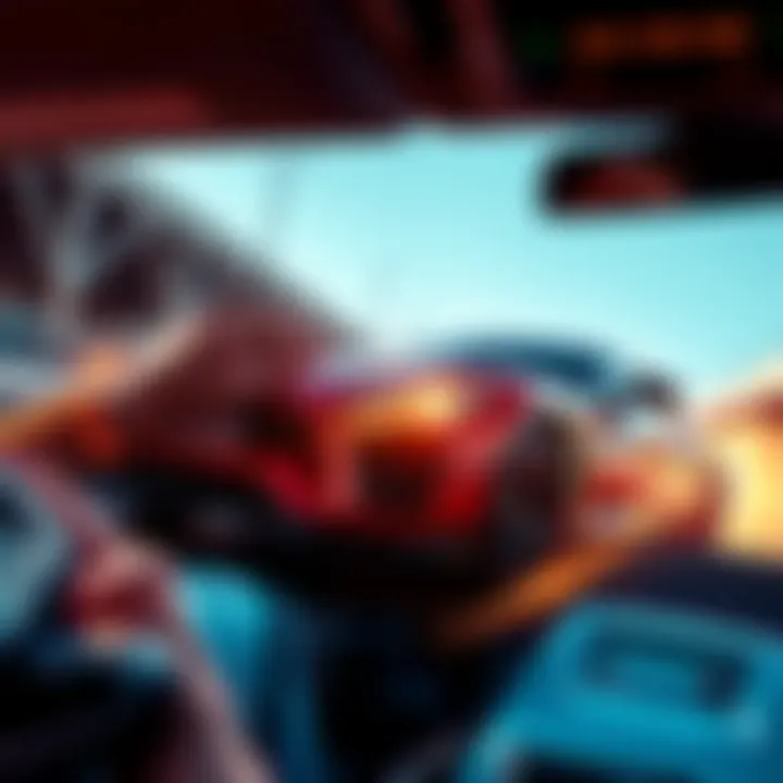 A player expertly holding the throttle while air dribbling a car in a game, showcasing ball control and skill