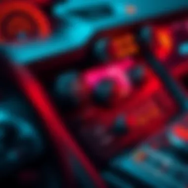 Close-up of a car dashboard showcasing various physical buttons and controls, highlighting a blend of technology and traditional design.