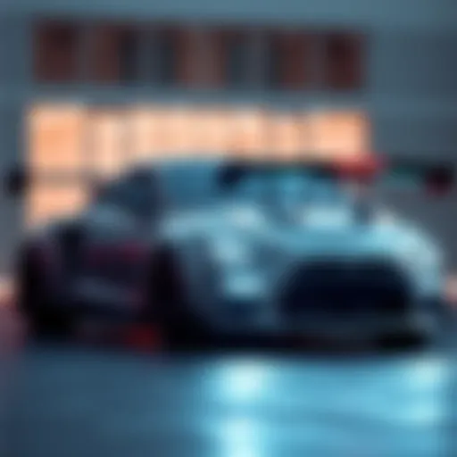 A sporty car featuring a large and common wing design seen on multiple models, showcasing its impact on aesthetics and performance.