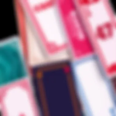 Different card border designs displayed for community feedback