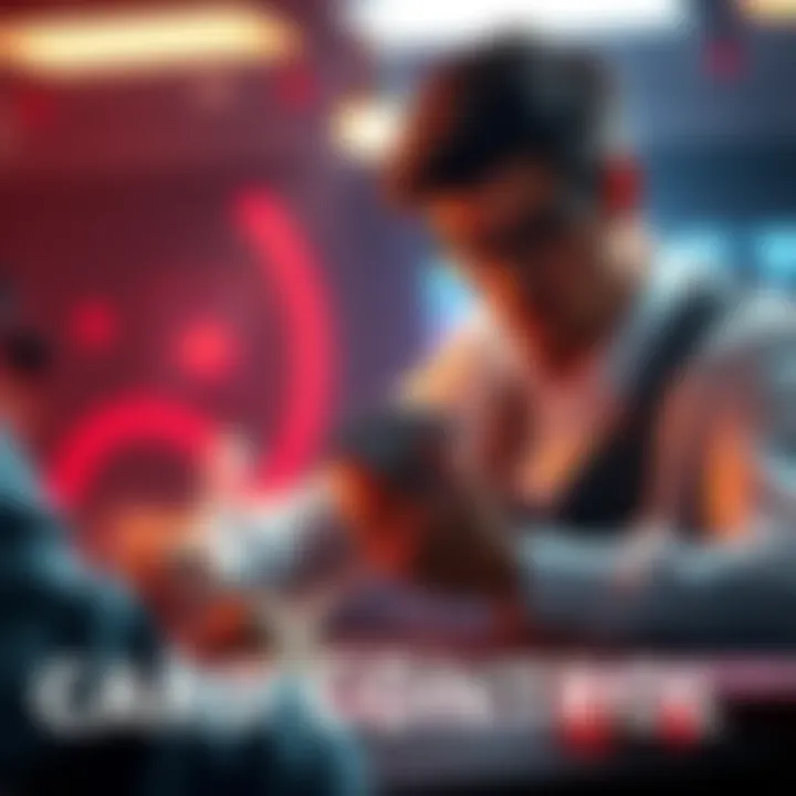 A player skillfully managing their cards during a game, focusing on strategy and decision-making.