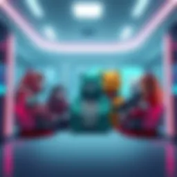Group of players in a Carebear lobby expressing frustration over loot containers and game mechanics