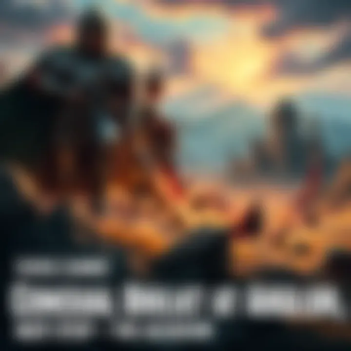 A magnificent view of the triumphant conquest at Caria Manor, showcasing the intensity of the game with stunning landscapes and characters ready for the Academy challenge.