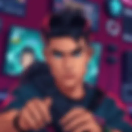 Illustration of Carlos Oliveira character from gaming, looking determined and ready for action, against a gaming backdrop