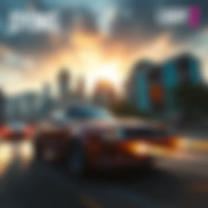 Cars in Dying Light 2 A car driving through a city in Dying Light 2, showcasing the impact of vehicles on player movement and fall damage.