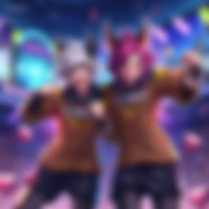 CaseOh and Jynxzi celebrating victory after their first game together with excitement and camaraderie.