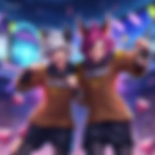 Teamwork in Action CaseOh and Jynxzi celebrating victory after their first game together with excitement and camaraderie.