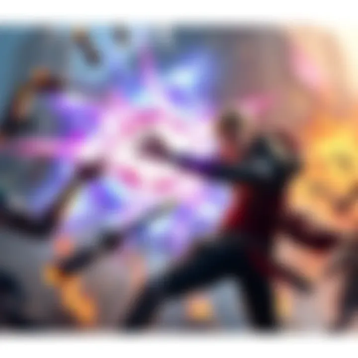 A character named Cassidy unleashing a powerful ultimate ability in a gaming scene, showcasing dramatic effects and battlefield control.