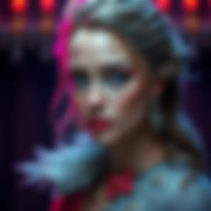 A portrait of the actress selected for the role of Freya, showcasing her expression and character vibe.