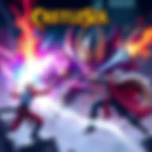 A fierce boss from Castle Sol unleashing a powerful combo move against a player, showcasing intense battle action with dramatic lighting.