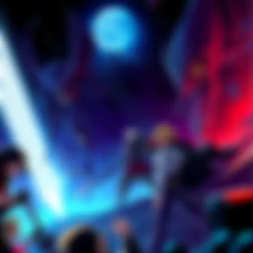 A dramatic scene from the Castlevania anime featuring characters battling monsters in a dark setting.