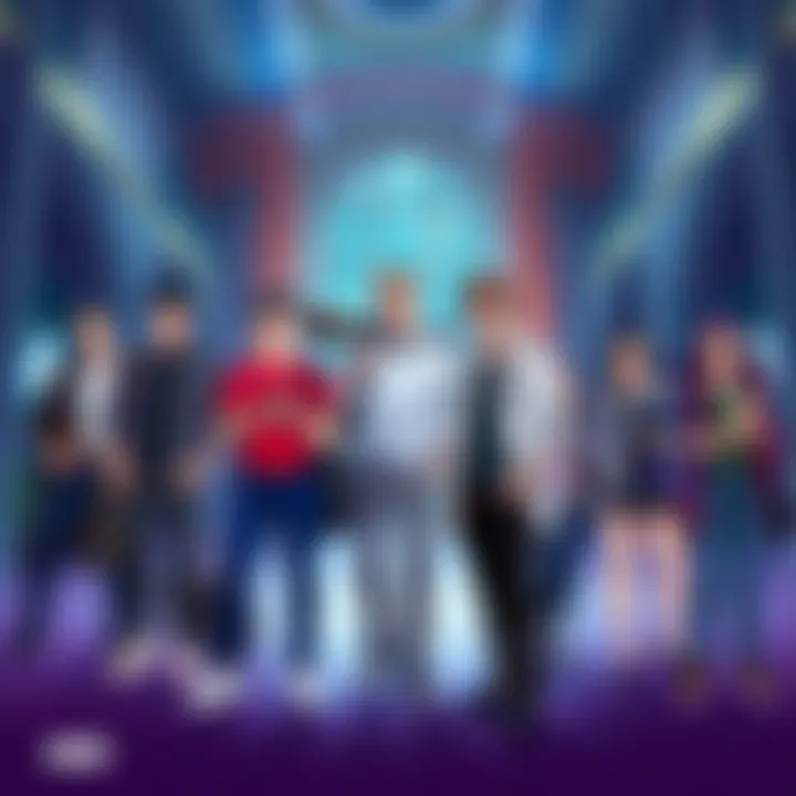 Illustration of Castlevania characters in a college setting, dressed in casual attire and engaged in various academic activities.