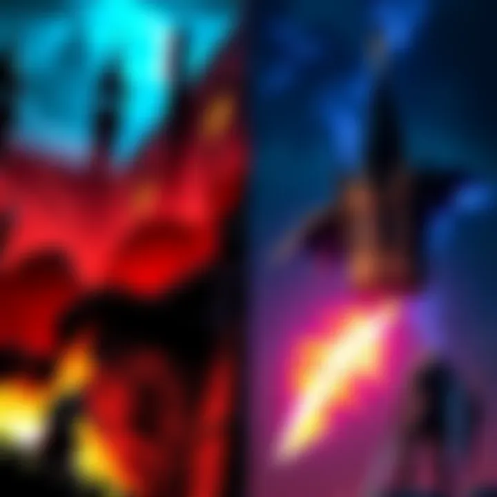 A split-screen showing gameplay from Castlevania one and Castlevania four, highlighting the differences in graphics and action