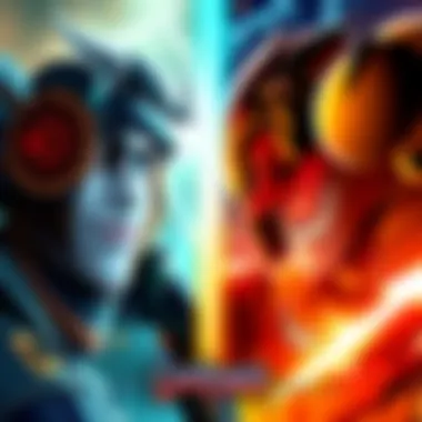 Side-by-side illustration of Castlevania and Metroid characters showcasing their unique styles and gameplay elements