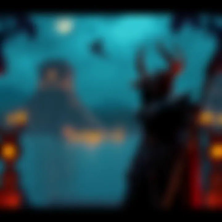 A scene showing a gothic vampire in front of ancient Inca and Mayan temples during Day of the Dead, blending horror with cultural elements.