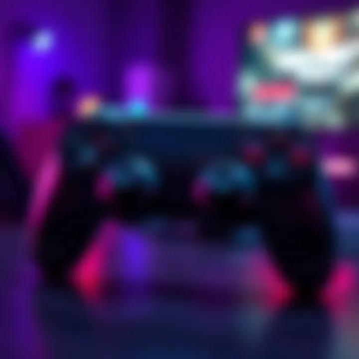 A gaming controller displayed with optimal settings for casual players in Call of Duty Mobile, highlighting button configurations and layout.