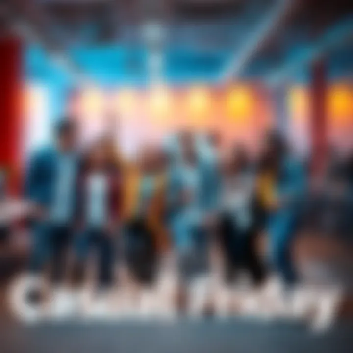 Casual Friday at Marathon Employees at Marathon enjoying a casual Friday, wearing relaxed outfits and smiling together in a lively office setting