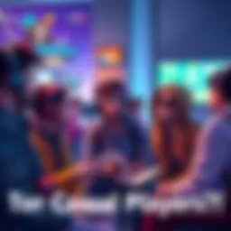 A group of casual gamers talking about their experiences with game expeditions, showing interest and curiosity.