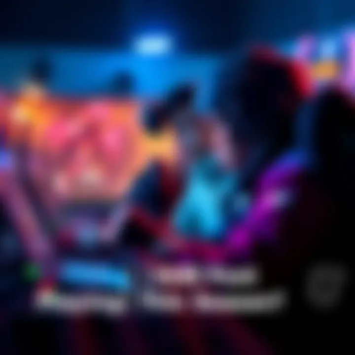 A gamer engaged in gameplay with the Catalyst character on screen, showcasing action and focus in a gaming environment.