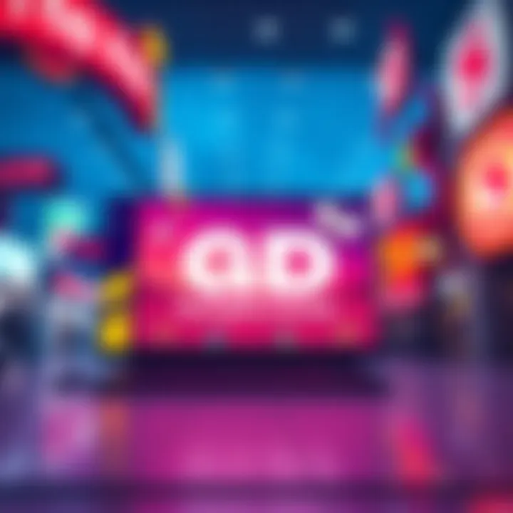 Catchy Ad Campaign A vibrant advertisement showcasing bold visuals and creative design that grabs people's attention.