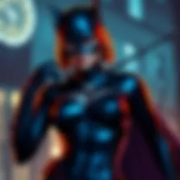 Catwoman character from Batman Telltale series, showcasing her confident pose and sleek outfit