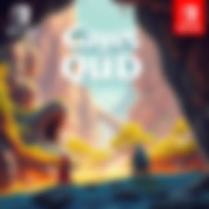 A vibrant scene showcasing the game Caves of Qud with colorful landscapes and unique characters, highlighting its release on Nintendo Switch.