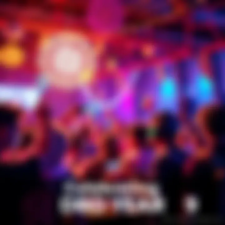 A vibrant scene showing fans celebrating the end of DBD Year 9 with decorations and gaming gear, reflecting on their favorite moments.