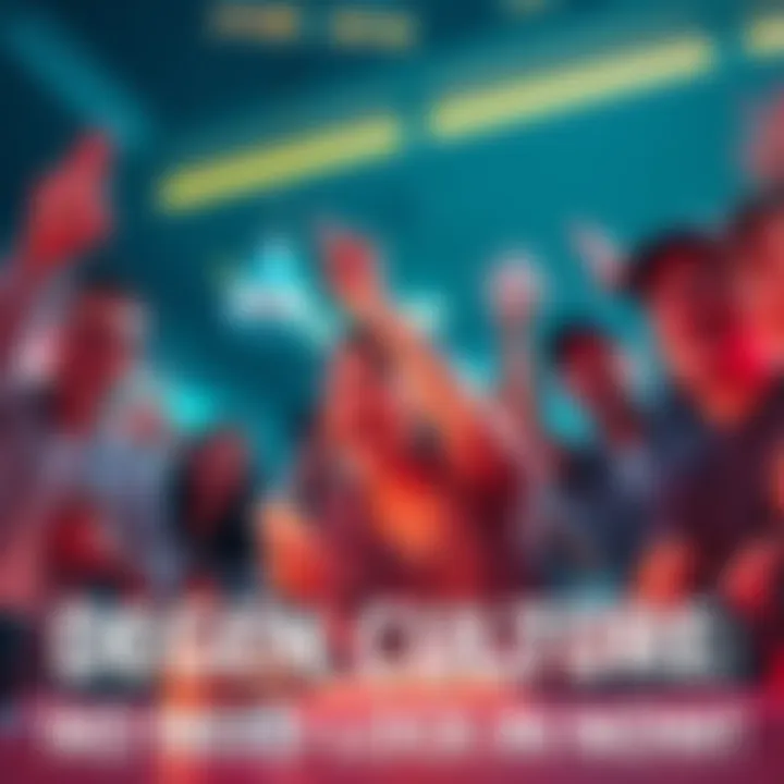 Celebrating Degen Culture A group of people joyfully engaging in cryptocurrency trading, showcasing their carefree approach to investing without locking in.