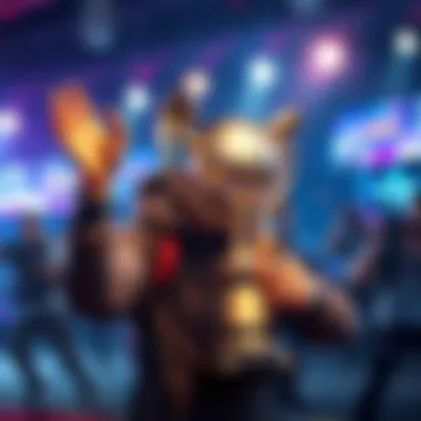 Celebrating My First Platinum Trophy A gamer holding a platinum trophy with excitement after completing challenges in a game.