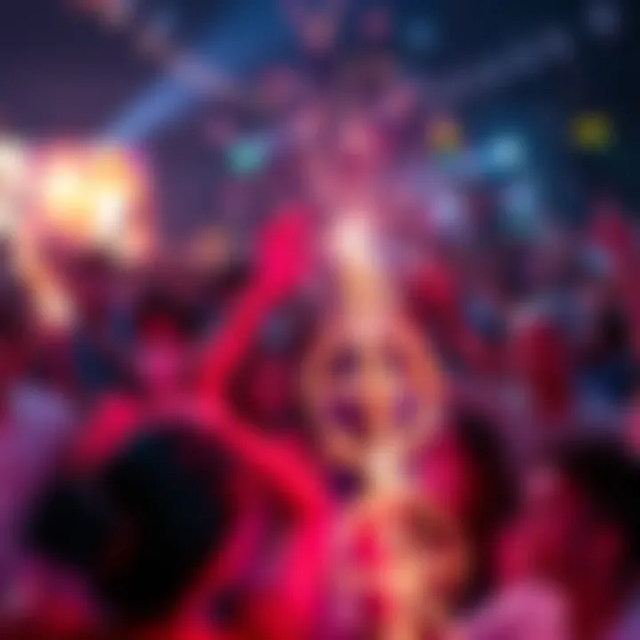 A crowd gathered in celebration, showing joy and enthusiasm about recent news that has sparked community interest.