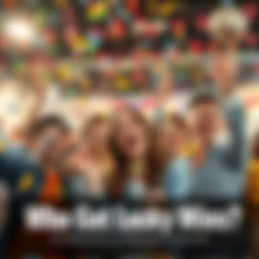 A group of happy people celebrating unexpected wins with confetti and smiles