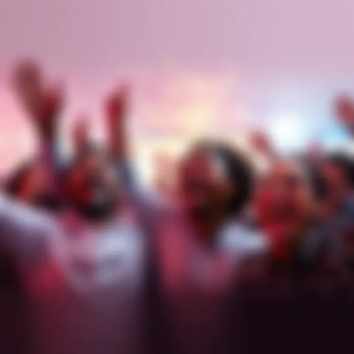 People celebrating the completion of a major project with smiles and cheers.