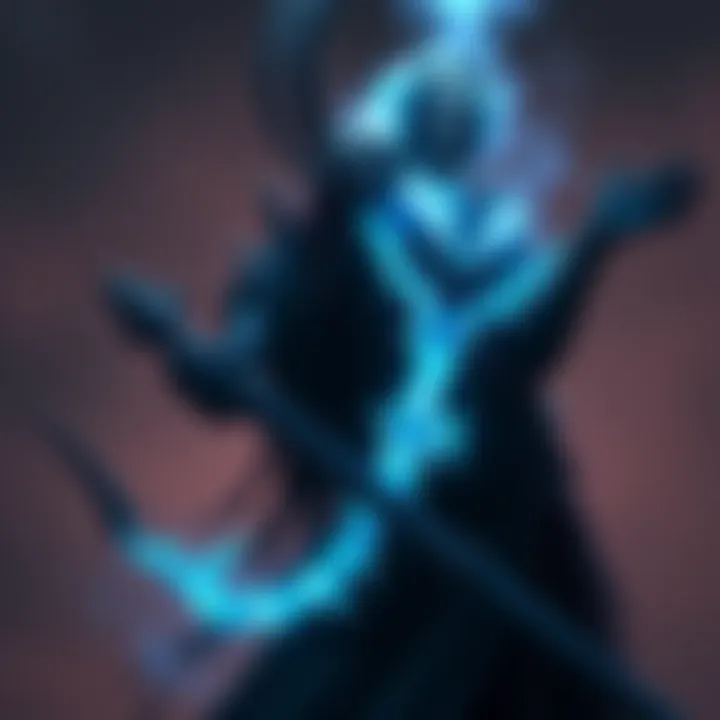 Celebrimbor's wraith form with a blue glow, contrasting against the dark Naz'gul appearance, showing player interest in changing character design.