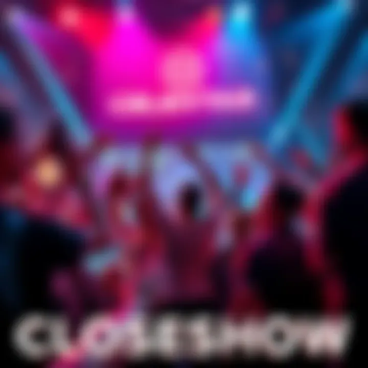 Team Celextar celebrating the announcement of Closeshot with fans, lively atmosphere, and excitement in the air