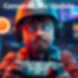 A graphic showing a video game character looking confused at a list of banned phrases, with 'hit' crossed out and allowed phrases like 'lmfao' visible