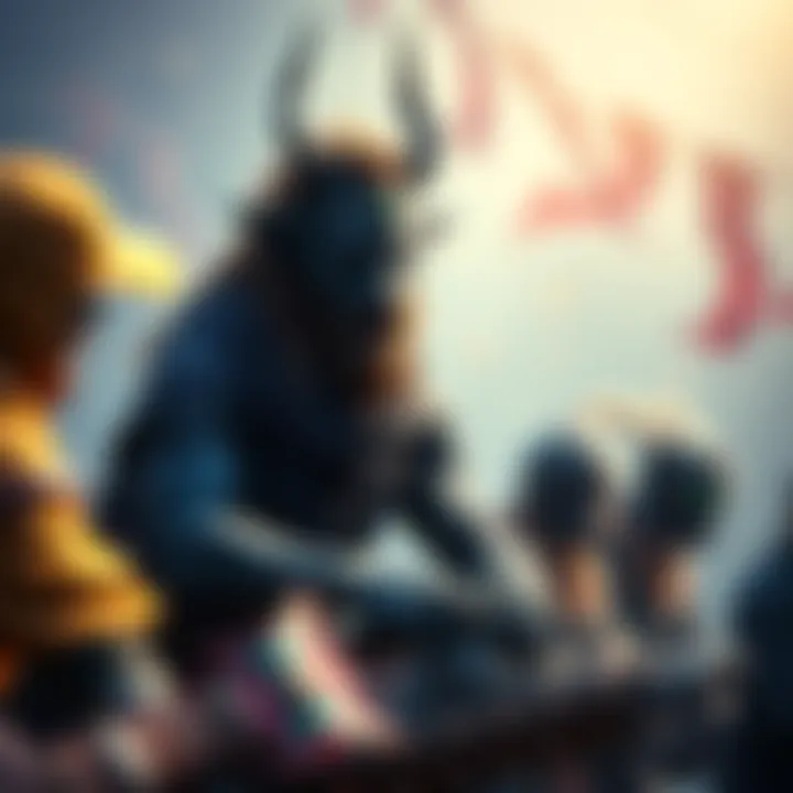 A Centaur character struggles in a competitive team game, showing frustration among players in a 6v6 or 5v5 setup.