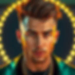 CHAD Androgenic showing his hairline after wig was snatched by a fan during an event.